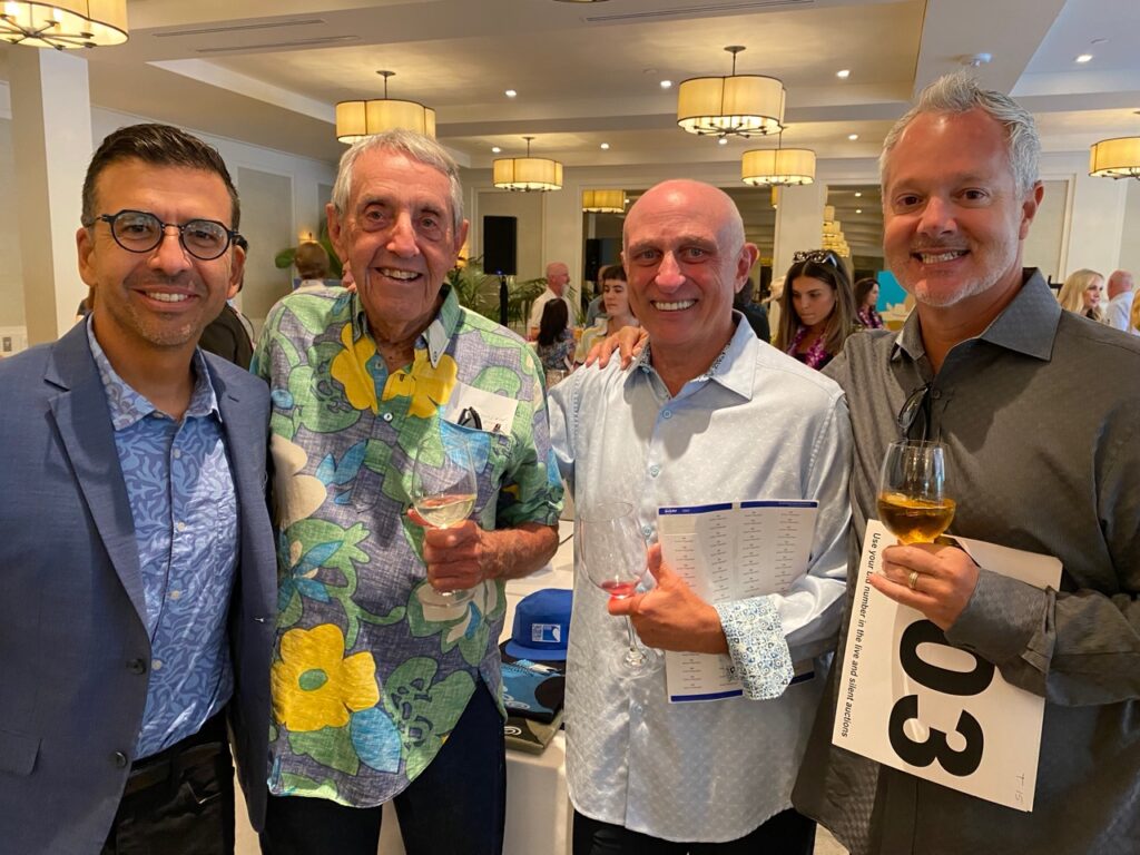 Vince De La Pena of Vissla, Dick Metz, Bob Mignogna, John Giangardella