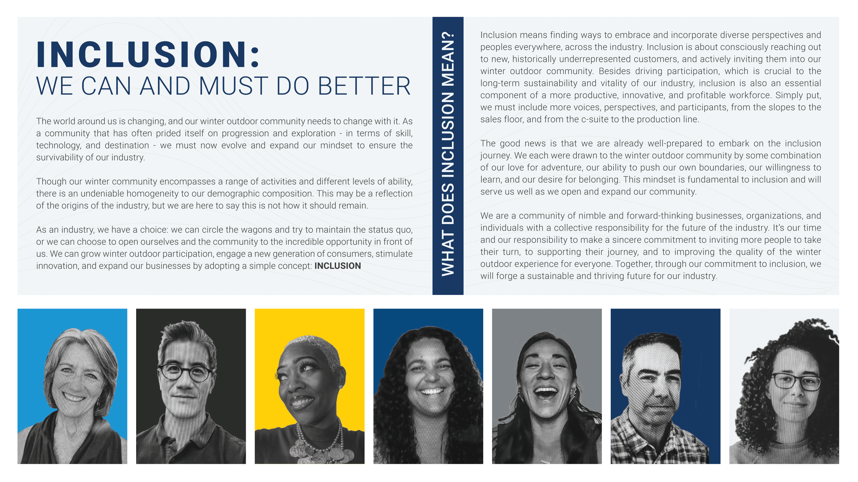 Inclusion Statement Copy and Image