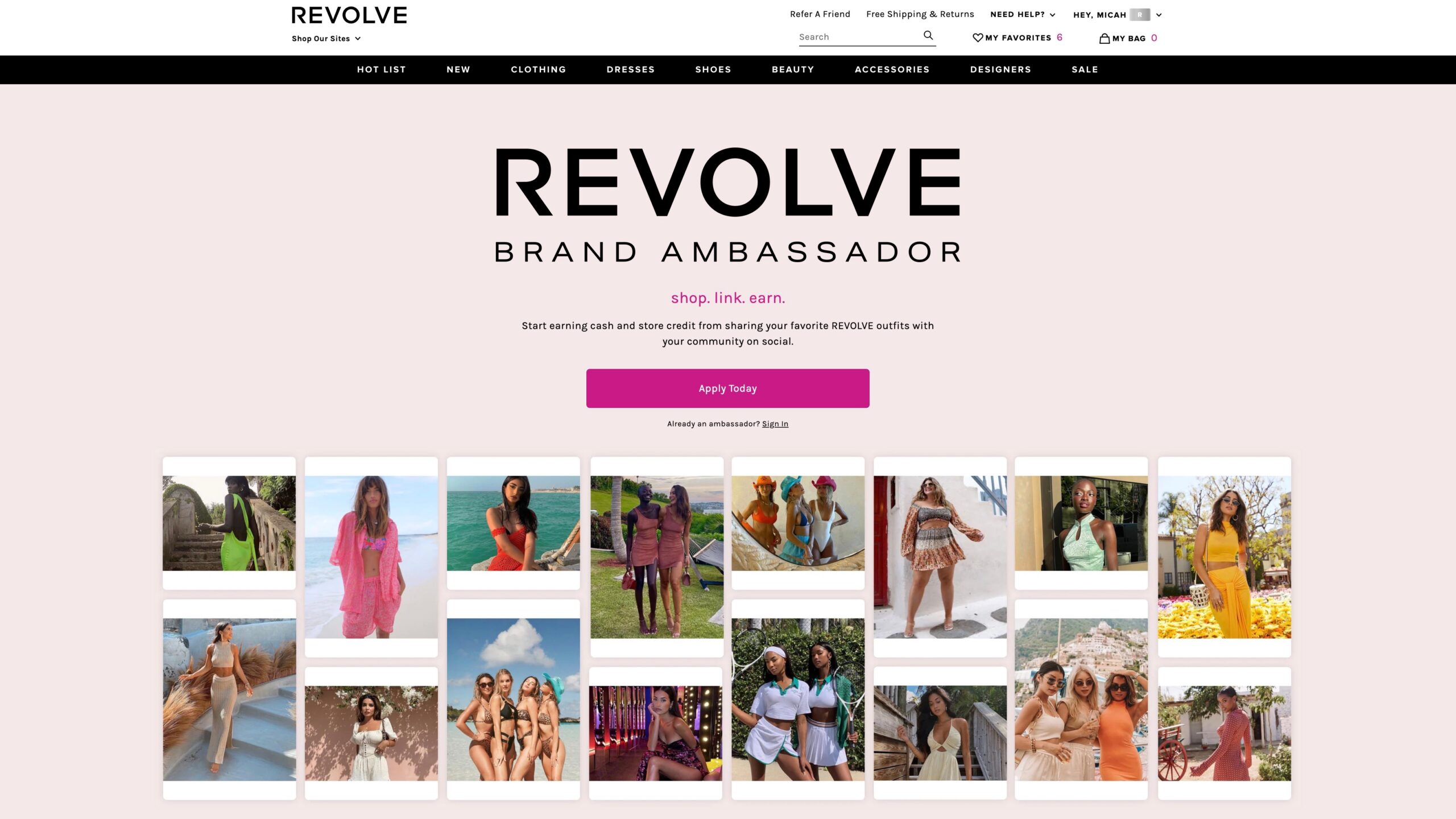 Landing Page