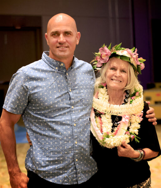 Kelly Slater and close friend Jeannie Chesser Photo Mez ESM Kelly Slater and close friend Jeannie Chesser Photo Mez ESM