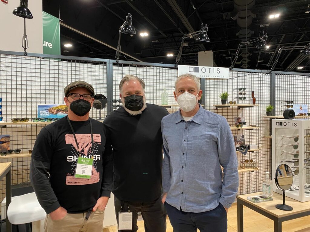 Chad Crites, Eddie Doyle and Eric Carlson of Otis Eyewear