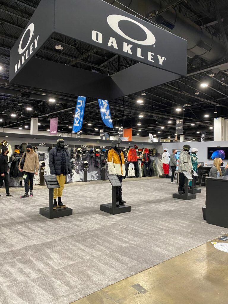 The Oakley booth