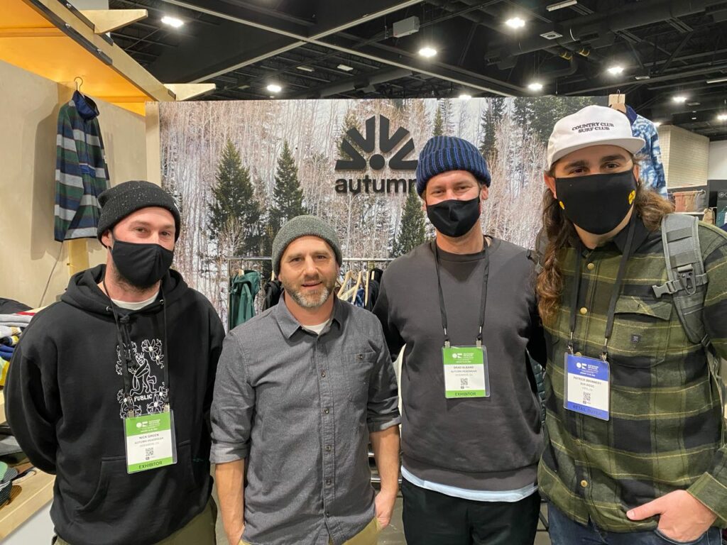 Nick Green, Carter Katz and Brad Alband of Autumn and Patrick Whinnery of Sun Diego