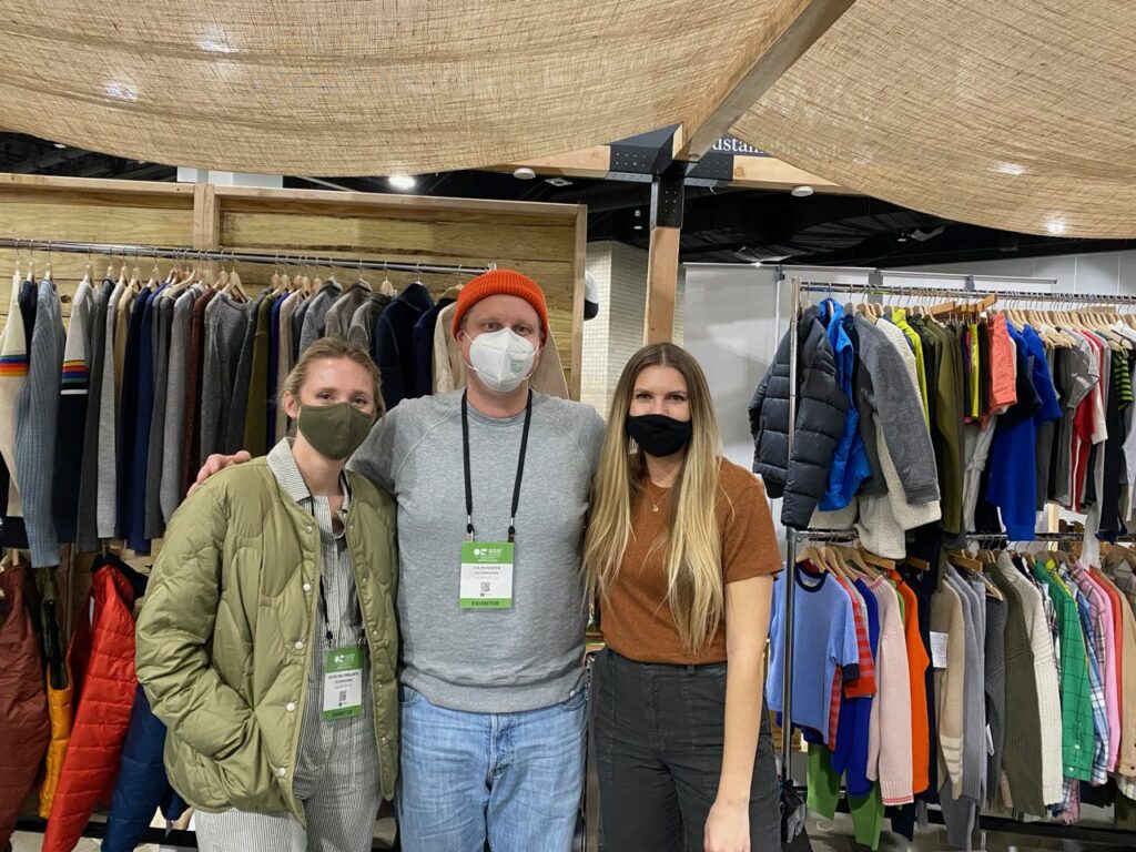 Katelyne Dimalanta, Colin Hunter and Amelia Renaud of Outerknown