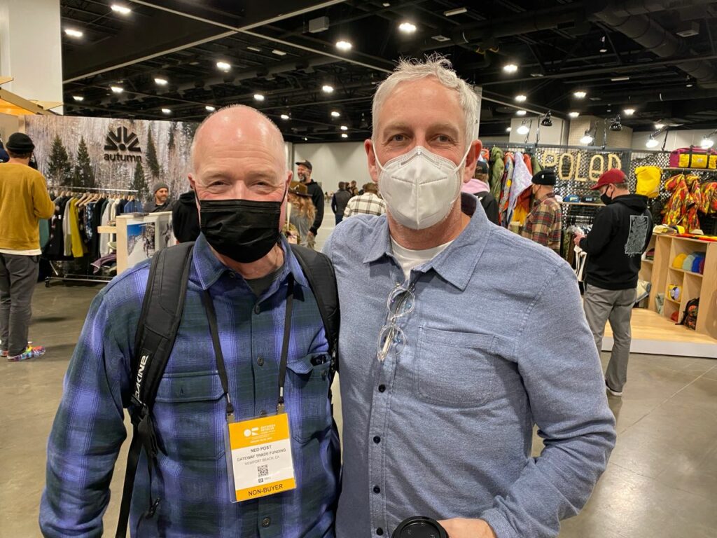Former Smith President Ned Post with Eric Carlson of Otis