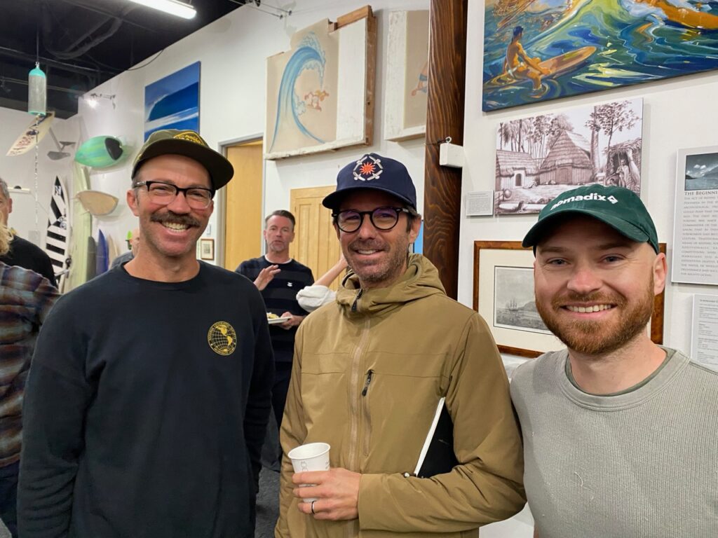Jason Rose of Zumiez, Danny Geary of Roark and Zack Helminiak of Nomadix