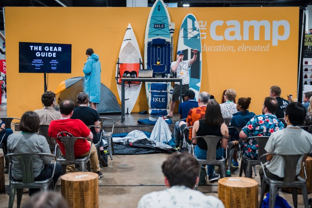 OR Magazine's Gear Guide presentation was well attended - Photo courtesy of OR
