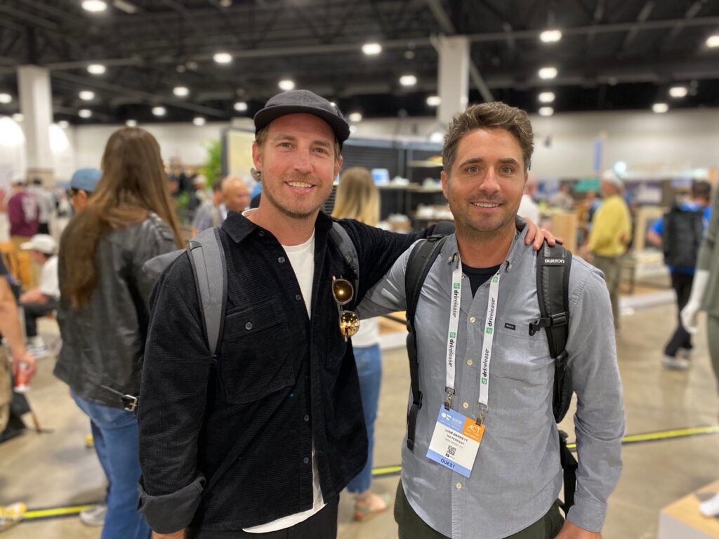 Matthew Davis and Liam Barrett of 100% Sports Performance Eyewear
