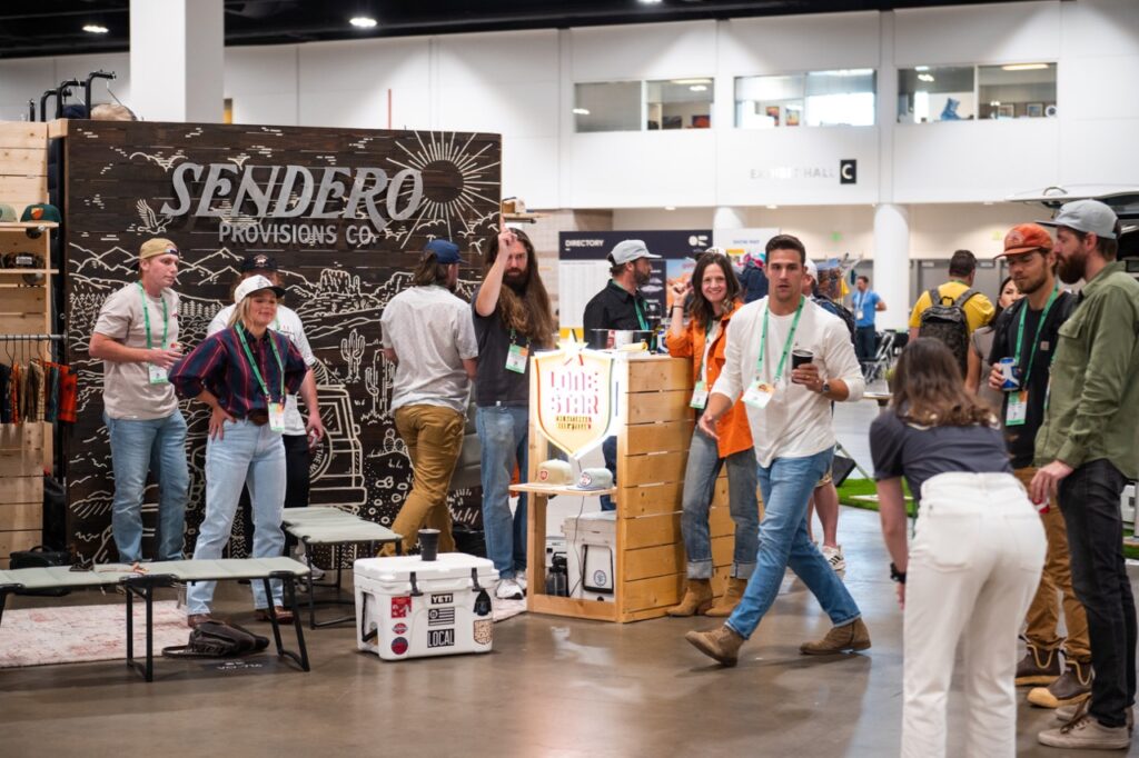 The Sendero booth in the Venture Out section - Photo courtesy of OR