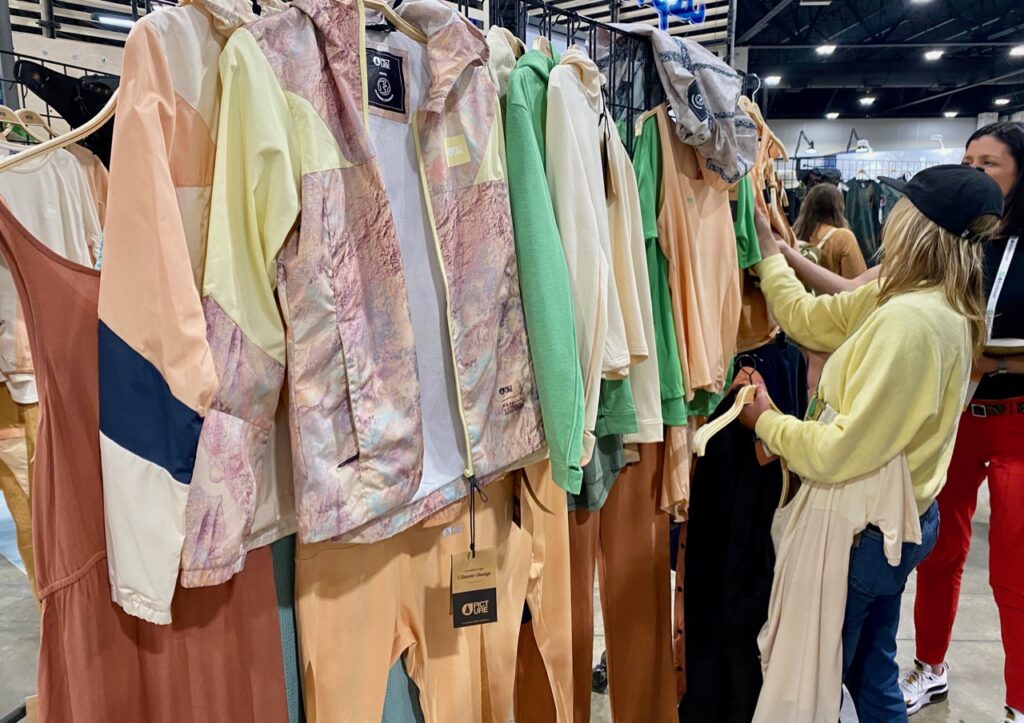 We saw lots of people looking at the French adventure and eco brand Picture at the show