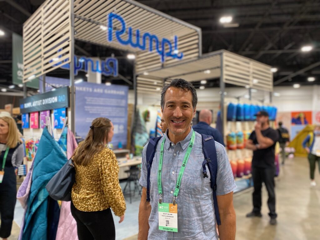 Former Hydro Flask President Scott Allan, who is now on the Rumpl board, among others