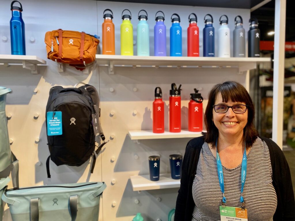 Phyllis Grove, the SVP of Marketing for Helen of Troy's Home & Outdoor Division. That includes Hydro Flask, newly acquired Osprey Backpacks, and OXO home goods.