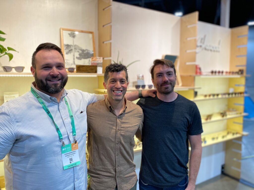 Shwood President Ryan Kirkpatrick, Sales Director Dan Genco and Creative Director Taylor Murray - Photo by SES