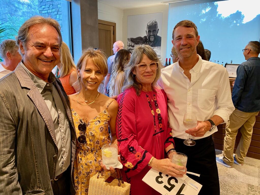 Paul Naude and Karen Sarver of Stokehouse, Berta Dossantos, and Mark Tinkess of O'Neill