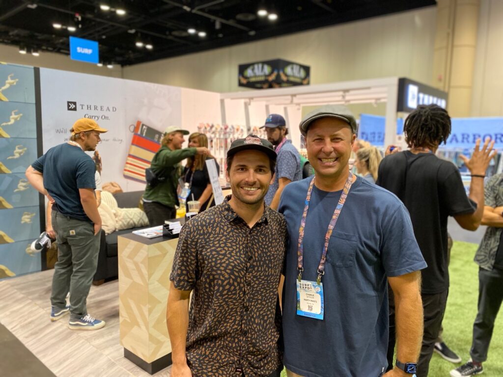 Colby Bauer of Thread and Charlie Setzler, who is consulting with Party Pants