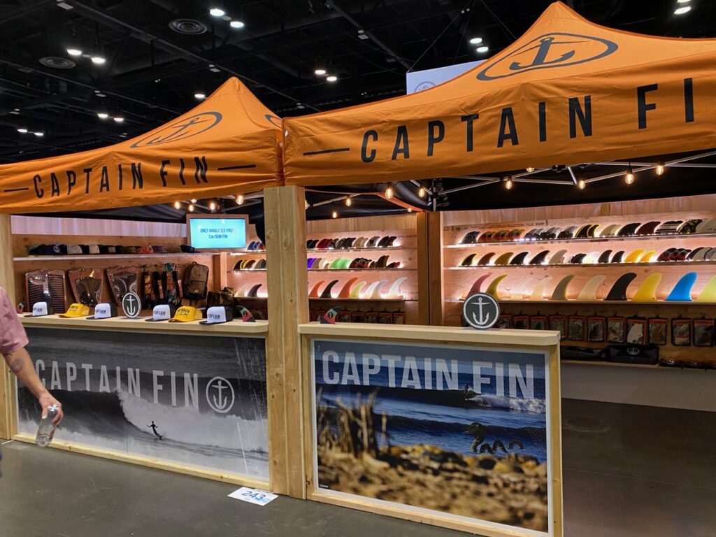 The Captain Fin booth