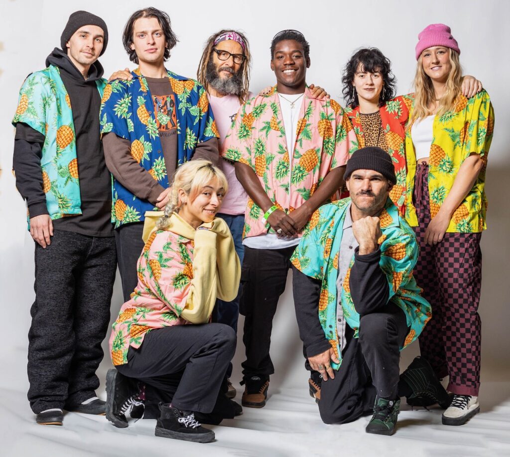 Vans rolled deep at the event