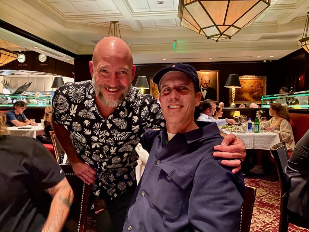 Snowy Lonsway of Electric and Ryan Rush of Party Pants at Capitol Grille