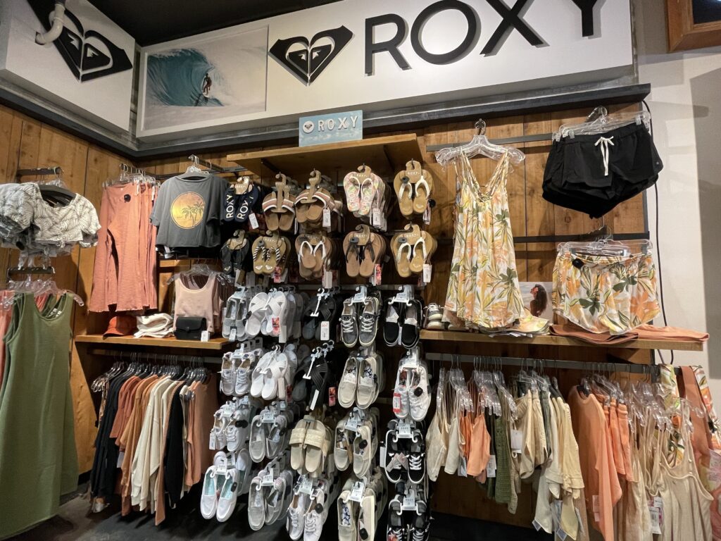 The Roxy assortment at Maui Nix Fort Lauderdale. Photo by SES. 