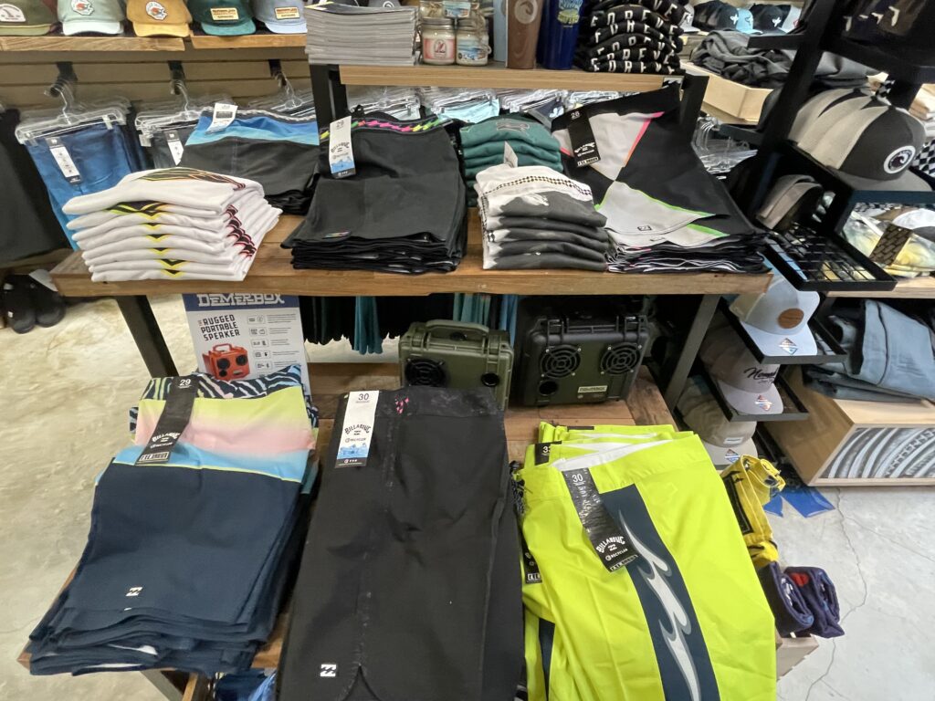 Billabong at Nomad Surf Shop. Photo by SES. 