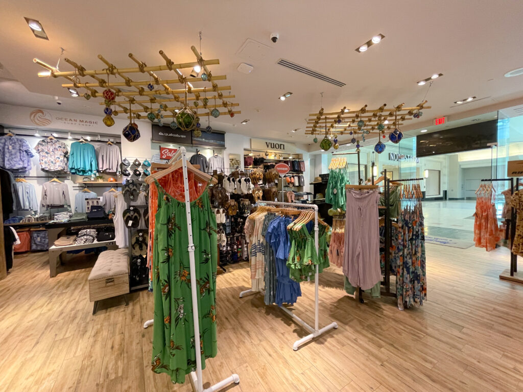 Ocean Magic store floor in Palm Beach Gardens. Photo by SES. 