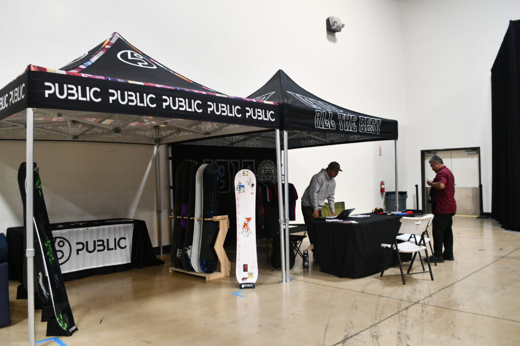 Public Snowboards and  1910 at About Time. Photo by Shop Eat Surf. 