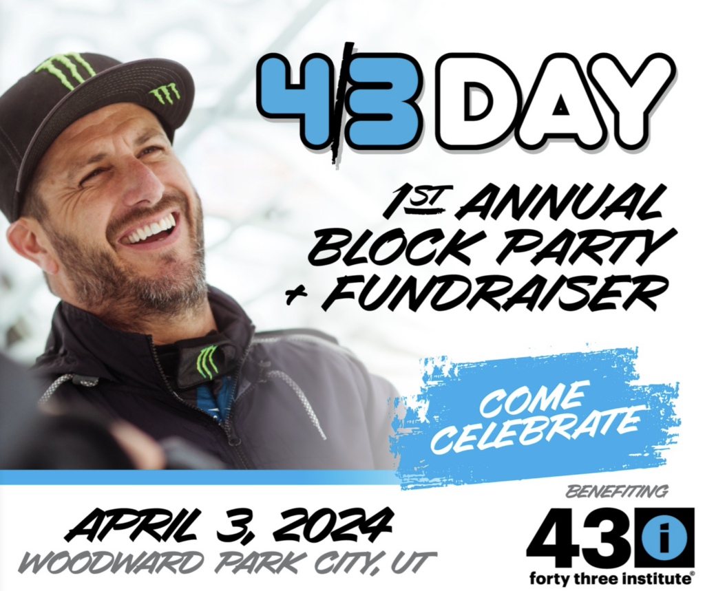 43i kenblock Inaugural 4/3 Day set for April 3, 2024 at Woodward Park in Utah