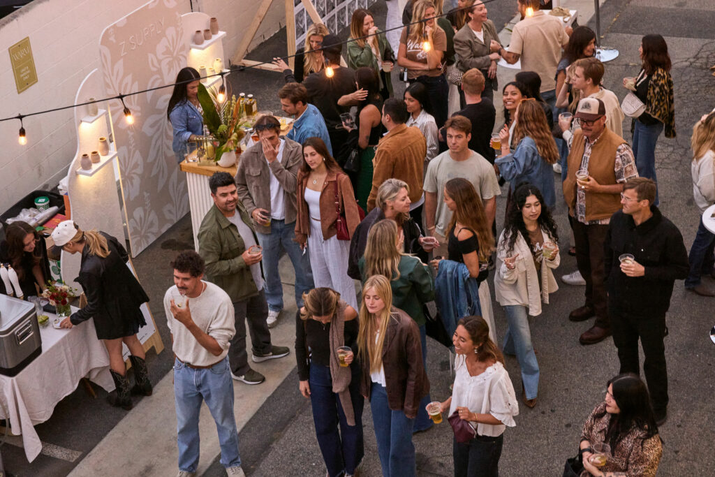 The event at Warm Studio in Costa Mesa