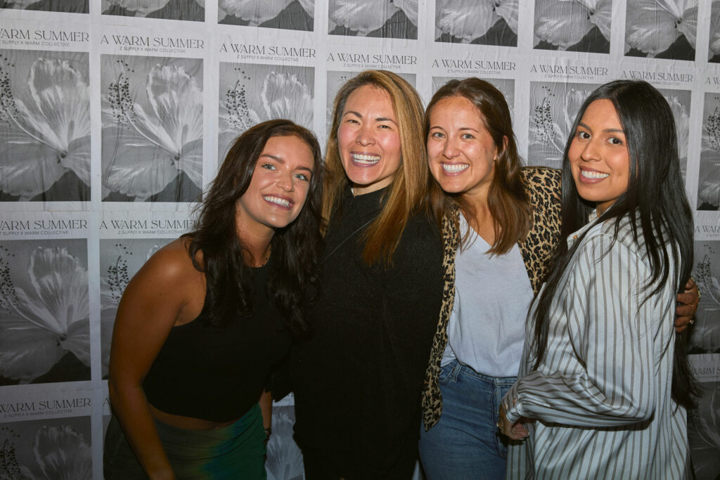 Ivy Clarke, Linda Tran, Brianna Nieves and Alexandra Magallanes of Z SUPPLY