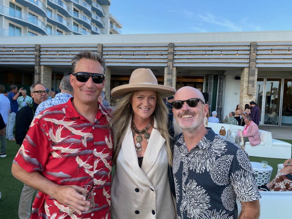 I-SEA's Don Dyer, Shawna Dyer, and Ryan Hitzel of Roark. Photo by SES. 