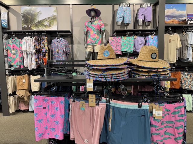 Chubbies has a lot of real estate at Dick's. Photo by SESO.