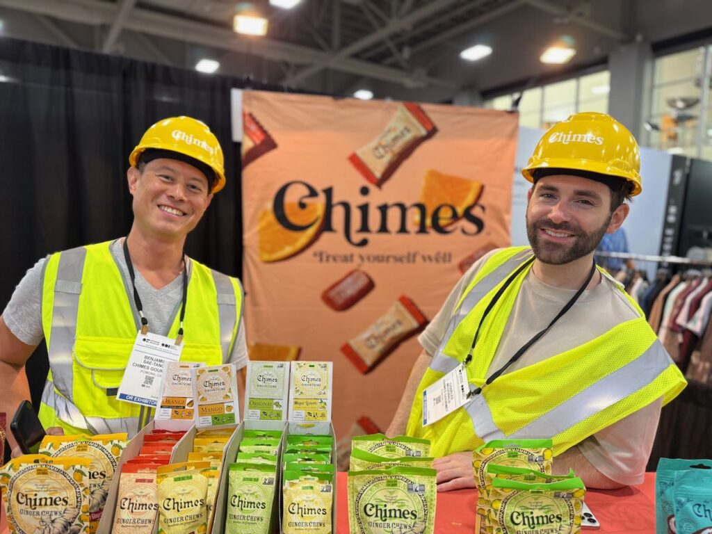 Benjamin Sae-Tang and Charles McDonald of Chimes Ginger Chews. Photo by SESO.