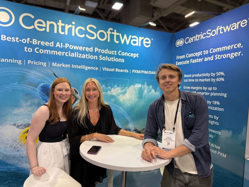 Kristen McAuliffe, Sydney Benda, and Sacha Dauzonne of Centric Software. Photo by SESO.