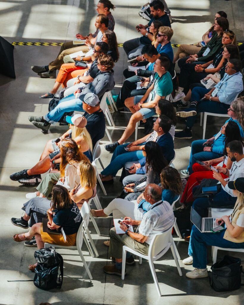 Education sessions at the show. Photo courtesy of Outdoor Retailer.