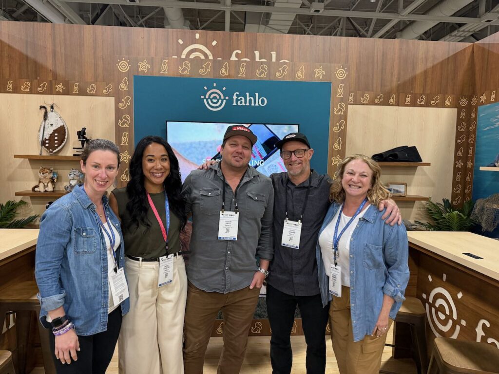 Megan Jones, Dariel Douglas, Dustin Smith, Steve Denham, and Nichole Nemmers of Fahlo. Photo by SESO.