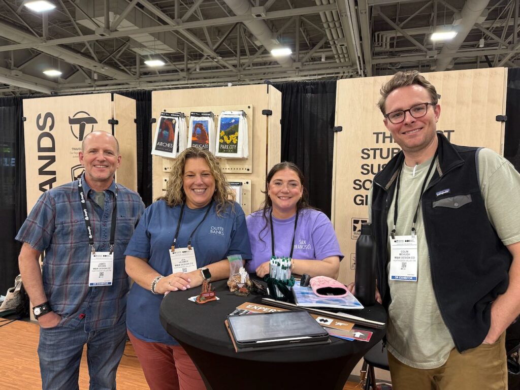 James Brown, Jen Heamer, Katie Biondo, and Colin McHugh of M&W Design Co. Photo by SESO.