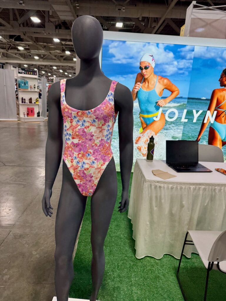 Jolyn, which started making suits for competitive swimmers, makes technical and stylish swimwear. Photo by SESO.