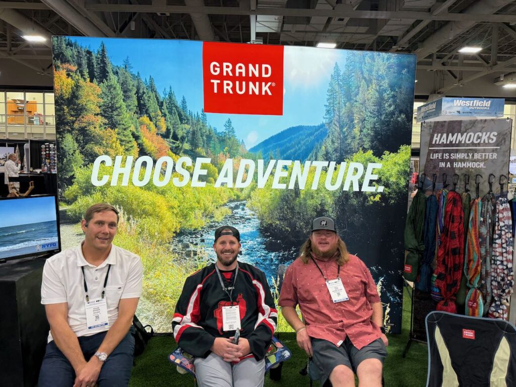 Grand Trunk, OG OR exhibitors: Kevin Kaiser, Tanner Evans, Paul Asay. Photo by SESO.