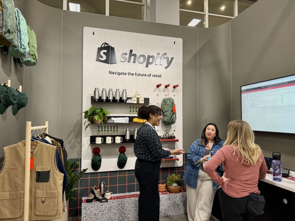 Shopify had a big presence at the show. Photo by SESO.