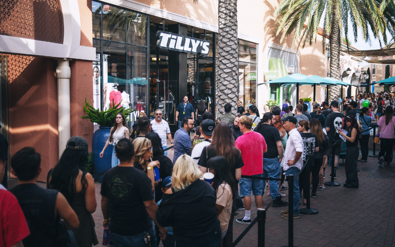Tilly's line for Travis Barker