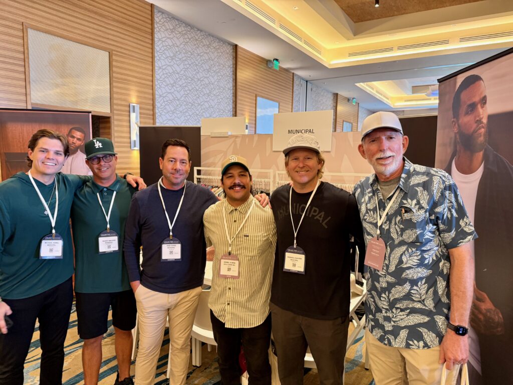 Municipal's Michael Sorel, Manny Amador, and Rob Chase, with Daniel Olmos of Sun Diego, Russell Castro of Municipal, and Dave Nash of Sun Diego. Photo by SESO.