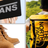 Vans, Timberland, The North Face