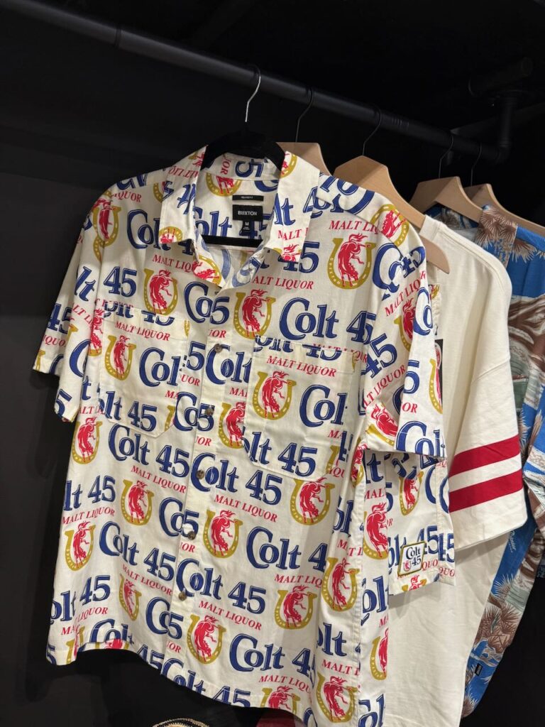 Brixton's new collab with Colt 45 beer. Photo by SESO. 