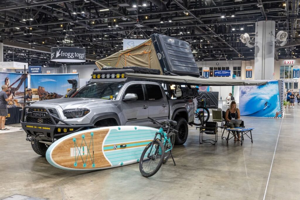 The Overland Expo display. Photo courtesy of Surf Expo.