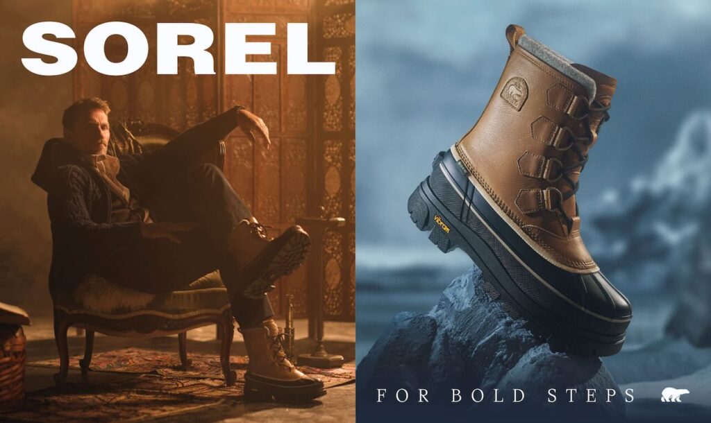 Sorel's "For Bold Steps campaign. Photo courtesy of Sorel.