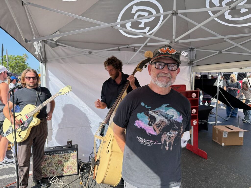 Tom Ruiz of Seager, which brought live music to the event. Photo by SESO. 