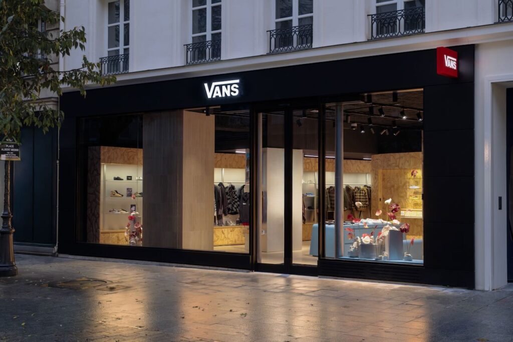 Vans new store in Paris. Photo courtesy of Vans.