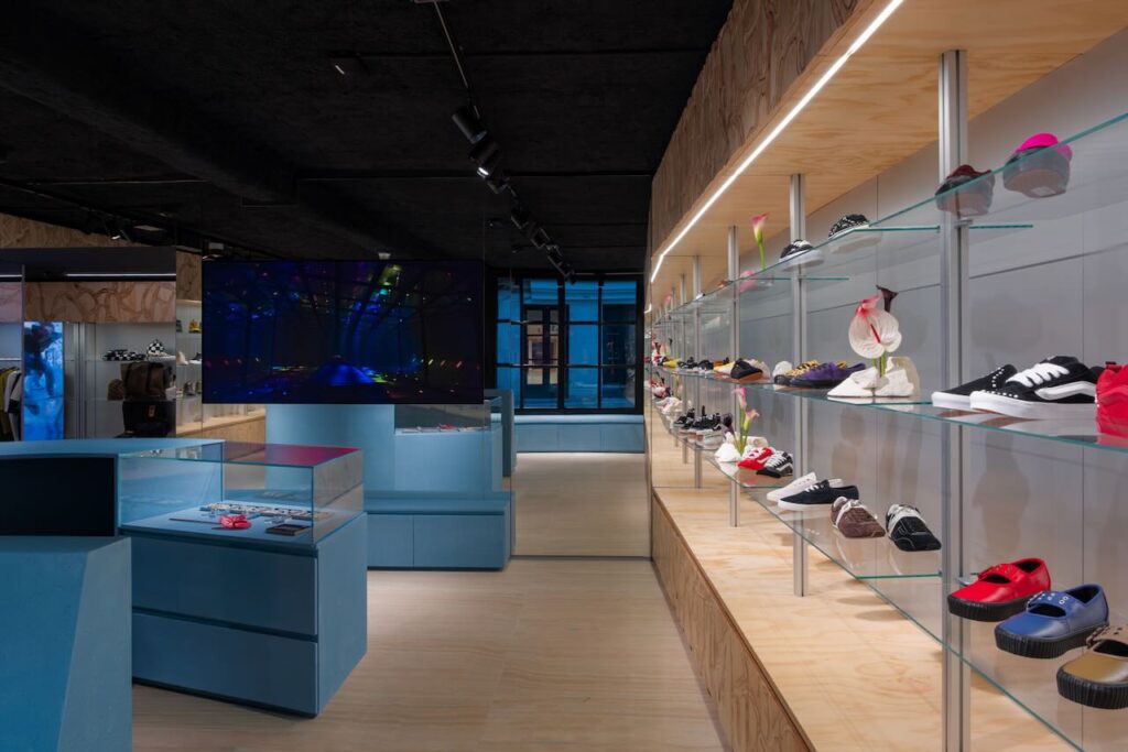 Inside Vans new Le Marais store in Paris. Photo courtesy of Vans.