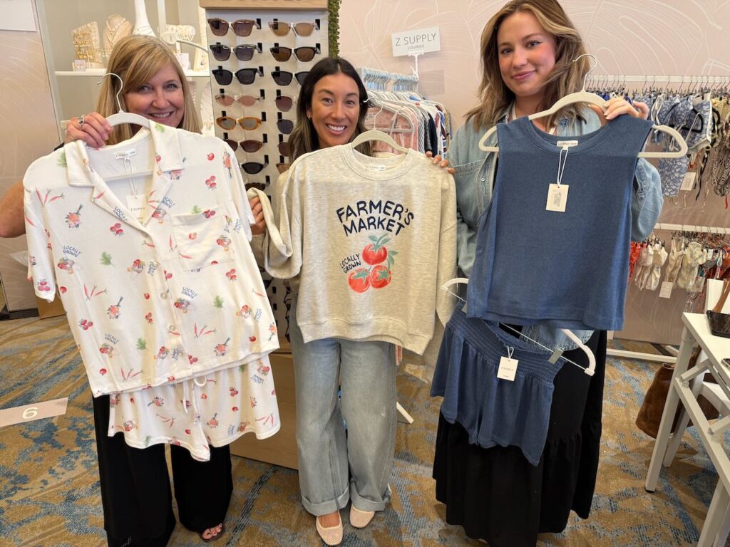 The Z Supply team showcasing the Z Supply lounge line. Photo by SESO. 