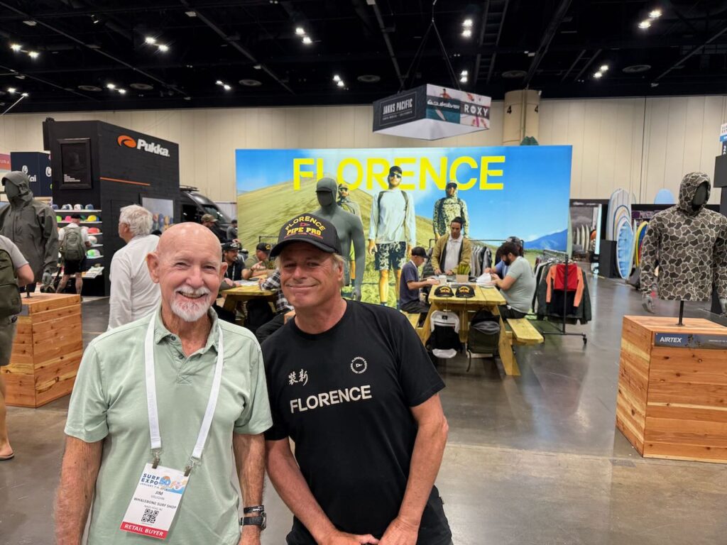 Jim Vaughn of Whalebone with Bob Hurley of Florence.